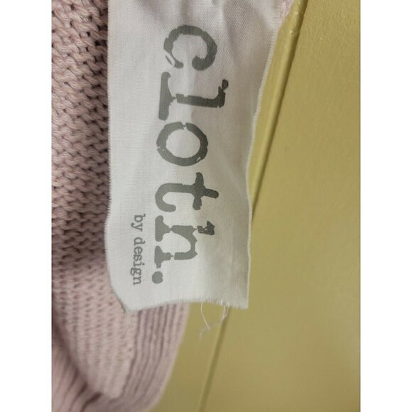 Cloth by design Medium Blush Sleeveless Open Side Slit Sweater Top - Picture 3 of 4